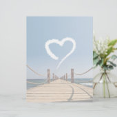 Papier Cloud en forme de coeur sans fin (Debout devant)