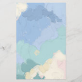 Papier Cloud Neuf Baby showers Tradition familiale (Dos)