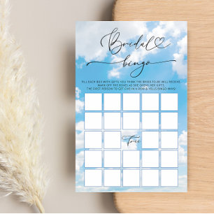 Papier Cloud Neuf Fête des mariées Bingo Jeu