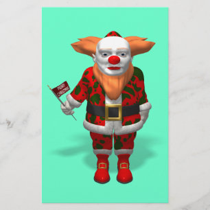 Papier Clown du Père Noël