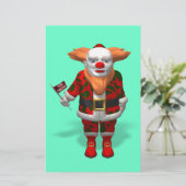 Papier Clown du Père Noël (Debout devant)