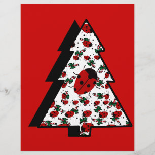 PAPIER COCCINELLES DE NOËL