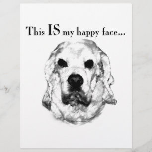 Papier Cocker Spaniel Joyeux Visage