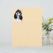 Papier Cocker Spaniel (Parti) Peinture - Art Chien origin (Debout devant)