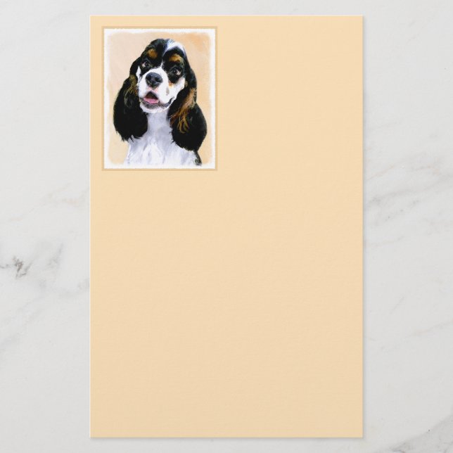 Papier Cocker Spaniel (Parti) Peinture - Art Chien origin (Devant)