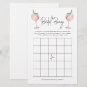 Papier Cocktail Bridal Bingo Jeu de Bachelorette (Devant / Derrière)