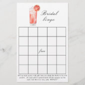 Papier Cocktail - Bridal shower bingo game (Devant)