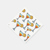 Papier Cocktail Drink servetten (Hoek)