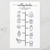 Papier Cocktail Itinéraire mariage - Mariage Icon Bienven (Devant)