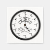 PAPIER COCKTAIL NAPKINS - ALTIJD MARTINI SERVETTEN (Voorkant)