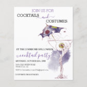 Papier Cocktails Costumes Budget du parti Halloween (Devant)