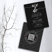 Papier Code QR BUDGET Nous organisons une invitation de m