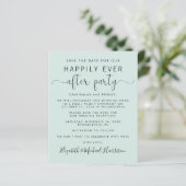 Papier Code QR de mariage à budget pour réception Save th (Debout devant)