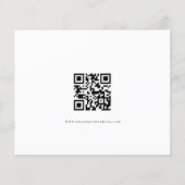 Papier Code QR du script budgétaire Mariage Enregistrer l (Dos)