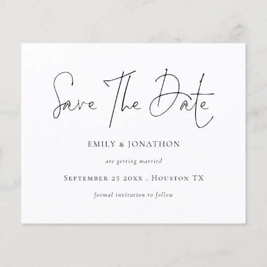 Papier Code QR du script budgétaire Mariage Enregistrer l (Devant)