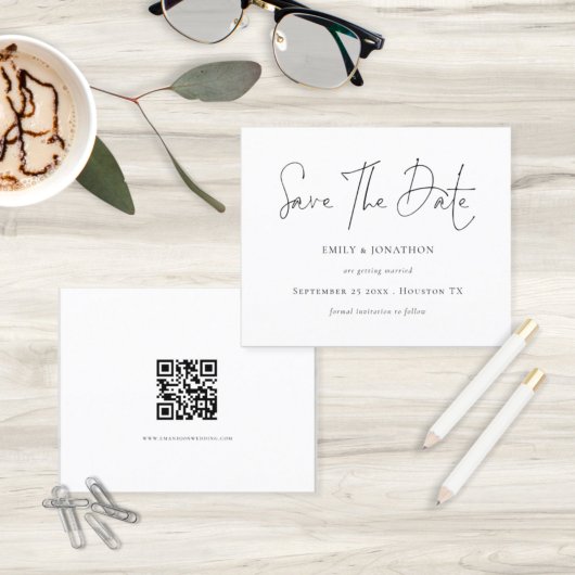 Papier Code QR du script budgétaire Mariage Enregistrer l