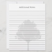 Papier Code QR généalogique de l'arbre généalogique de la (Dos)