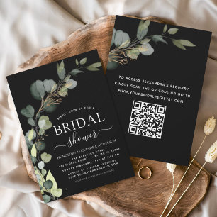 Papier Code QR pour une Baby Shower pas chère sur le thèm