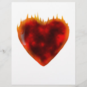 Papier Coeur flamboyant