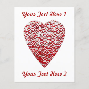 Papier Coeur rouge et blanc. Conception Cardiaque À Motif
