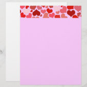 Papier Coeurs (Devant / Derrière)