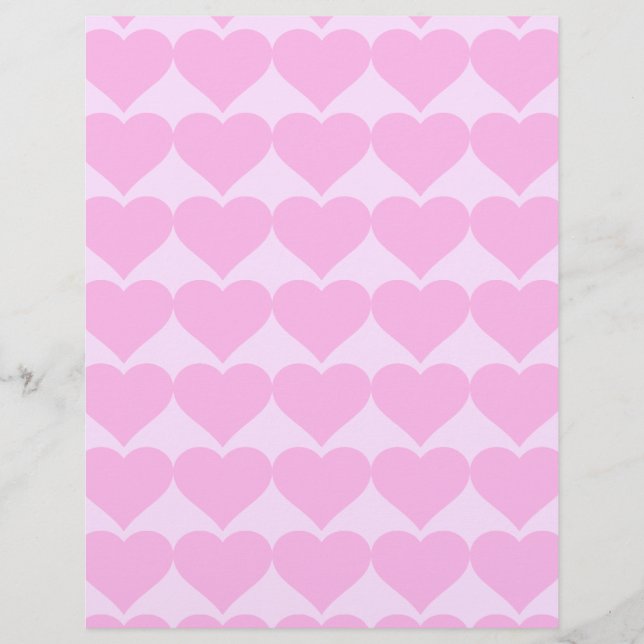 Papier Coeurs roses, Amour inconditionnel_ (Devant)