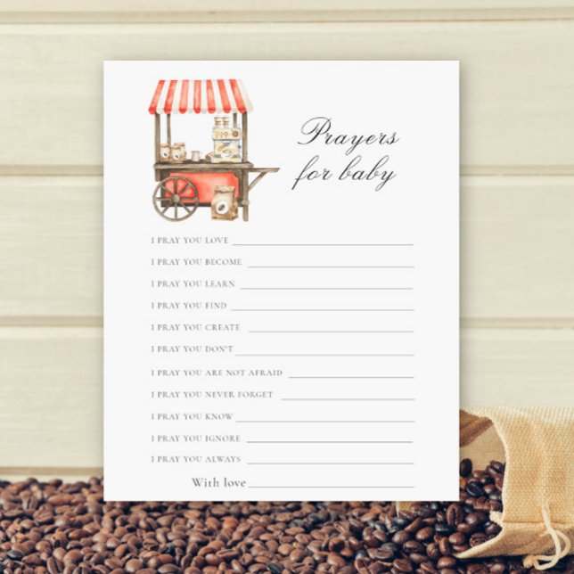 Papier Coffee baby shower Prayers for baby (Créateur téléchargé)