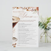 Papier Coffee Martini What Groom Say Bridal Shower Game (Debout devant)