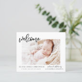 Papier Collage de photos d'annonce de bébé simple et écon (Debout devant)