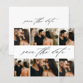 Papier Collage de photos de mariage à budget script Enreg (Devant / Derrière)