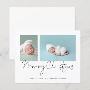 Papier Collage photo Budget 2 Bébé Premier Noël