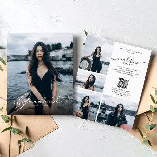Papier Collage photo BUDGET Code QR Graduation Party