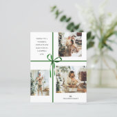 Papier Collage photo BUDGET Green Box Ruban Noël (Debout devant)