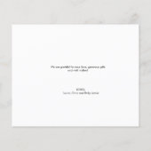 Papier Collage photo moderne à petit budget pour une baby (Dos)