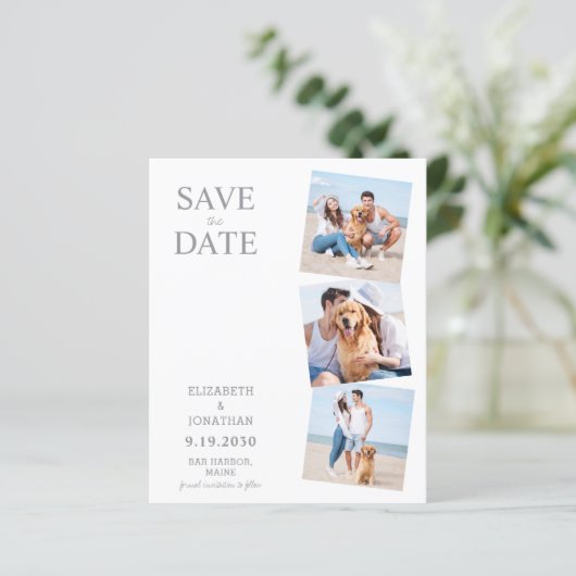 Papier Collage Photo Personnalisé Mariage Budget Enregist (Debout devant)