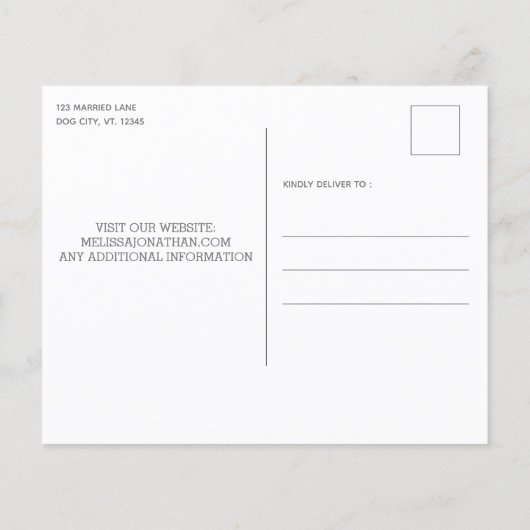 Papier Collage Photo Personnalisé Mariage Budget Enregist (Dos)