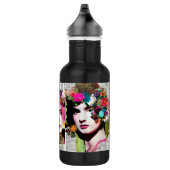 Papier Collage Style Art |  Dames Waterfles (Rechts)