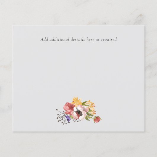 Papier Collection de Mariages de couleurs de automne rust (Dos)