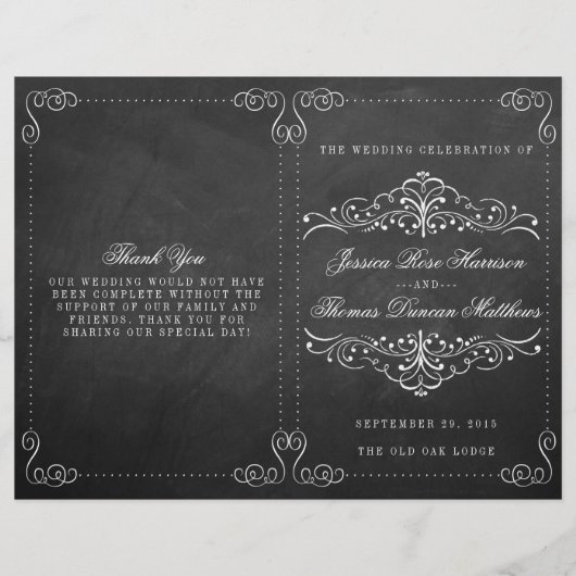 Papier Collection de Mariages de tableau de bord - Progra (Devant)
