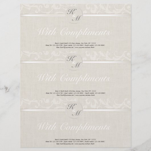 Papier Collection de Mariages naturels SmartElegance (Devant)