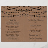 Papier Collection de Mariages Rustic Kraft (Devant)