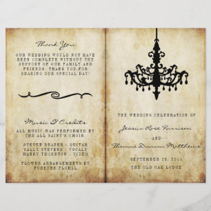 Papier Collection Mariage de lustres Vintages