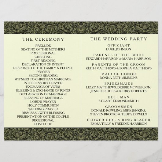 Papier Collection Mariage Silhouette Art Déco (Dos)