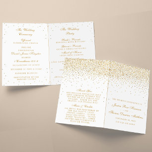 Papier Collection Vintage de Mariage Glam Gold Confetti