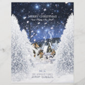 Papier Collies et agneau rugueux, Contes de Noël - Statio (Dos)