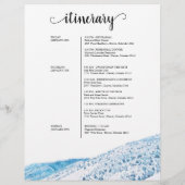 Papier Colorado Mariage d'hiver Week-end Bienvenue Itinér (Dos)