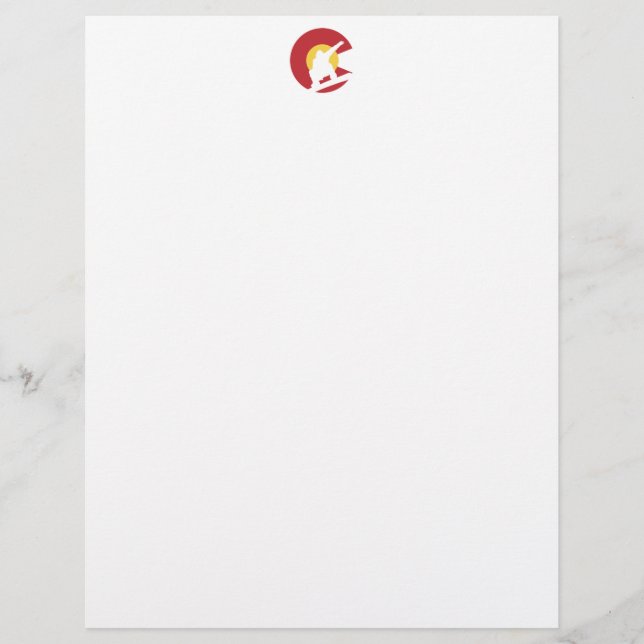 Papier Colorado Snowboard (Devant)