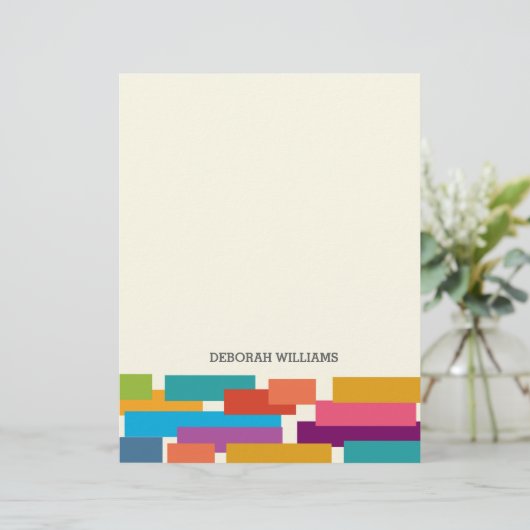 Papier coloré à motifs (Debout devant)