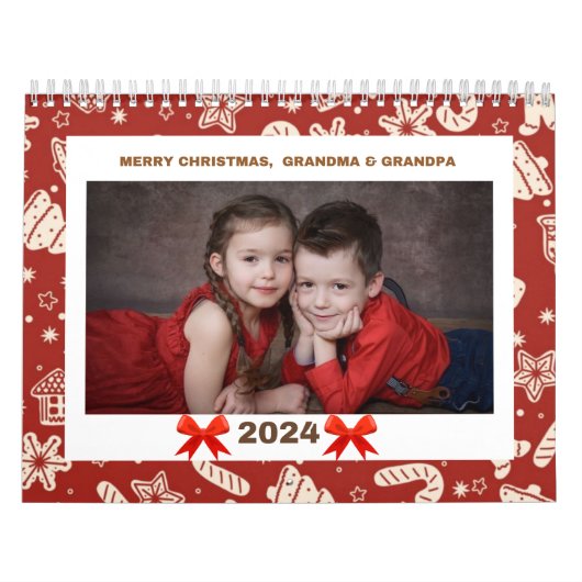 Papier coloré Arbres Noël Calendrier photo (Protection)