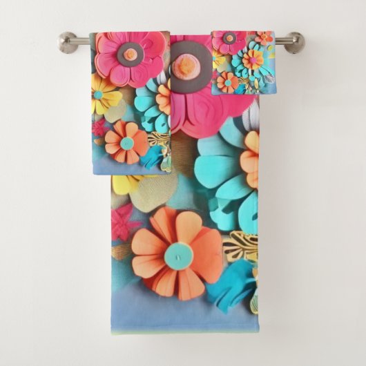 Papier coloré Art Floral (En situation)